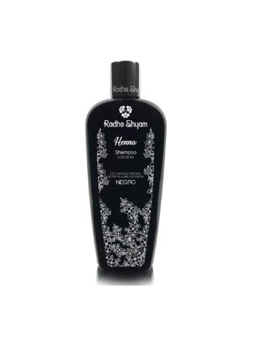 CHAMPU HENNA COLOR NEGRO 400ml. RADHE SHYAM