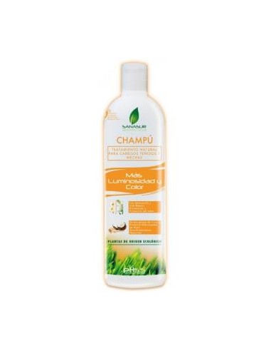 CHAMPU NATURAL luminosidad y color 500ml. SANASUR