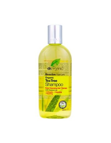 CHAMPU arbol del te organico 265ml. DR. ORGANIC