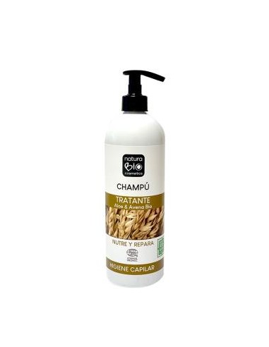 CHAMPU TRATANTE aloe-avena 740ml. NATURABIO COSMETICS