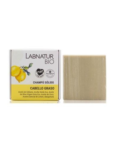 CHAMPU SOLIDO cabello graso 75gr. BIO LABNATUR BIO