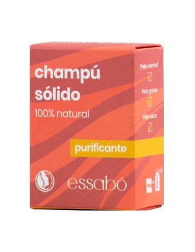 ESSABO champu solido purificante 100gr.