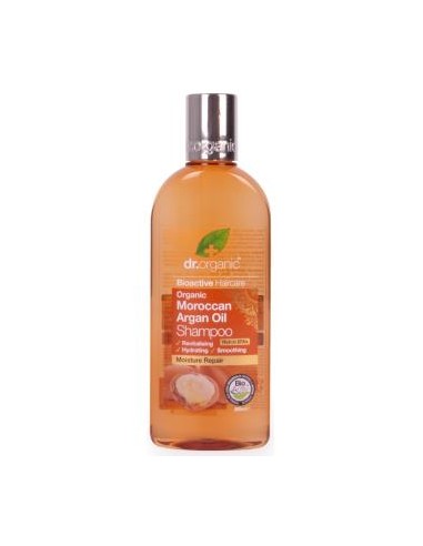 CHAMPU aceite argan marroqui 265ml. DR. ORGANIC