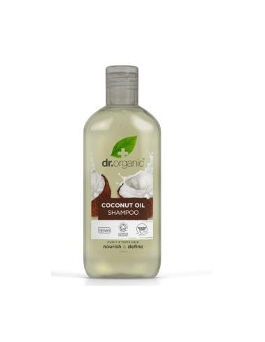 CHAMPU aceite coco organico 265ml. DR. ORGANIC