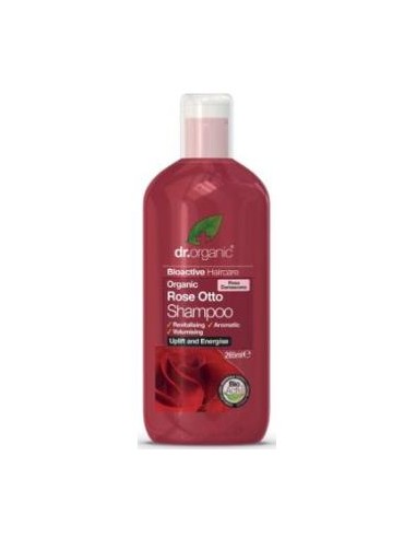 CHAMPU rosa de damasco 265ml. DR. ORGANIC