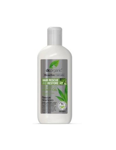 CHAMPU RESCATE ANTICAIDA cañamo 265ml DR. ORGANIC