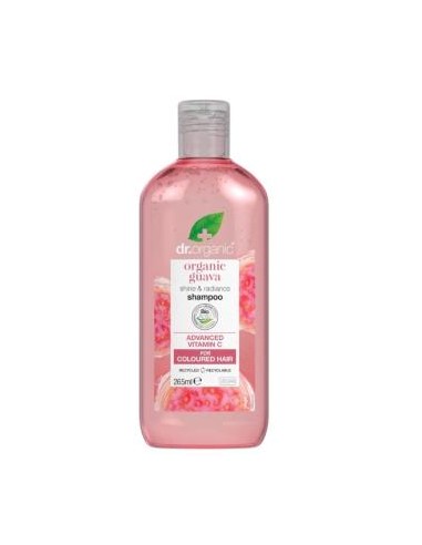 CHAMPU CABELLO TEÑIDO guayaba 265ml DR. ORGANIC