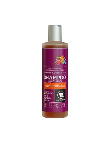 CHAMPU FRUTOS ROJOS 250ml. ECO VEGAN URTEKRAM