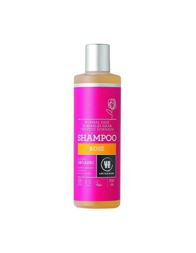 CHAMPU ROSAS cabello normal 250ml. ECO VEGAN URTEKRAM