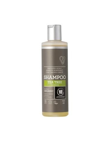 CHAMPU ARBOL DEL TE antibacterial 250ml. ECO VEGAN URTEKRAM