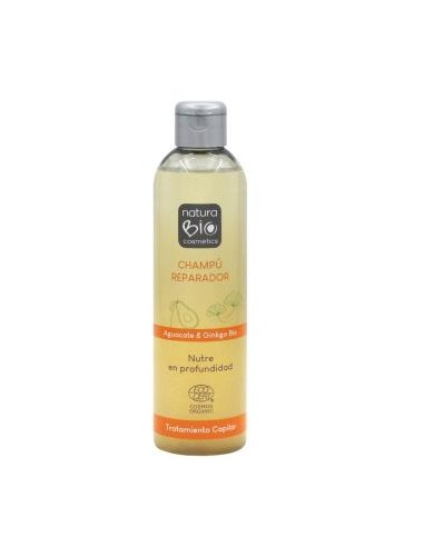 CHAMPU REPARADOR aguacate-ginkgo 250ml. NATURABIO COSMETICS