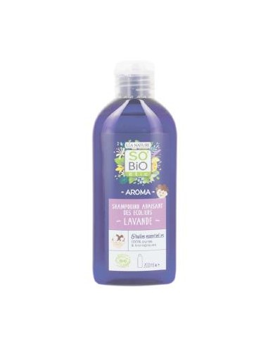 CHAMPU CALMANTE ESCOLAR lavanda 200ml. SOBIO ETIC