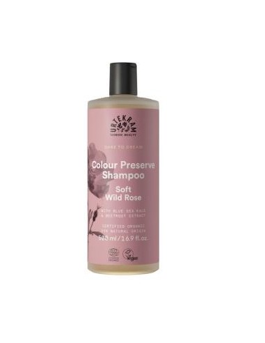 SOFT WILD ROSE champu protector 500ml. ECO VEGAN URTEKRAM