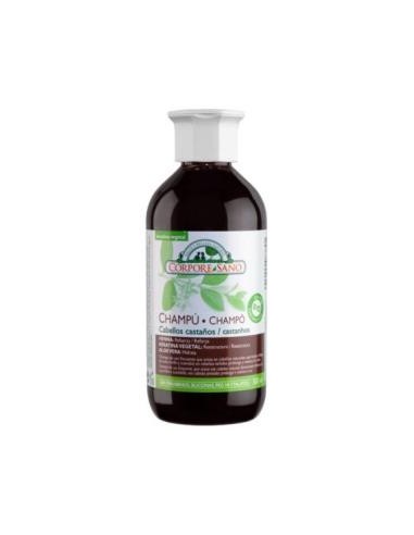 CHAMPU HENNA castaño 300ml. CORPORE SANO