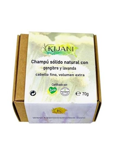 CHAMPU SOLIDO CABELLO FINO 70gr. KIJANI