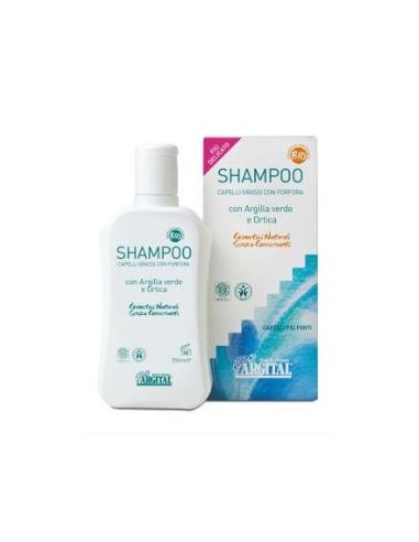 CHAMPU ARCILLA ROMERO Y ORTIGA cabello graso 250m ARGITAL