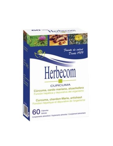 HERBECOM curcuma 60cap. BIOSERUM