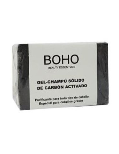 CHAMPU SOLIDO carbon activado 55gr. BOHO