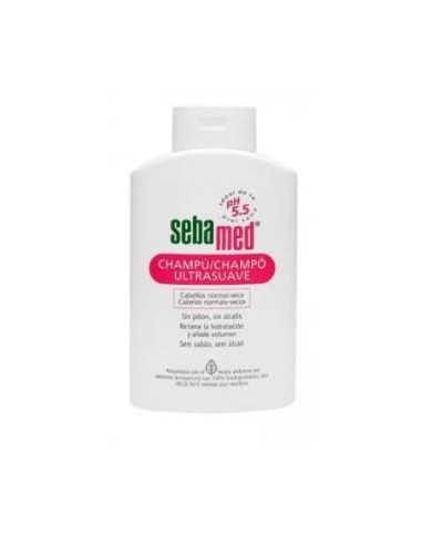 CHAMPU ULTRA SUAVE cabello normal-seco 400ml. SEBAMED