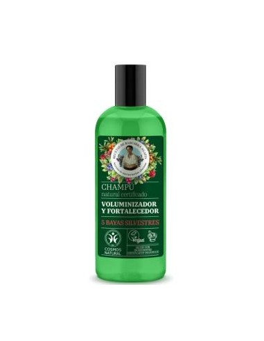 CHAMPU VOLUMINIZADOR Y FORTALECEDOR 260ml. VEGAN AGAFIA