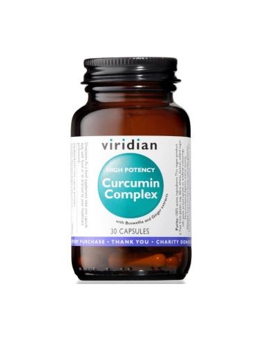 CURCUMINA COMPLEX alta potencia 30cap.veg. VIRIDIAN