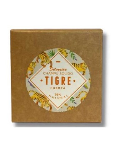 CHAMPU SOLIDO TIGRE fuerza 80gr. SILVESTRE