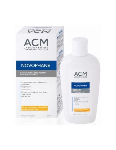 NOVOPHANE champu energizante 200ml. ACM LABORATOIRES