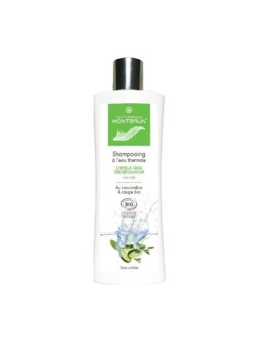 CHAMPU CABELLO GRASO con agua termal 250ml. BIO MONTBRUN