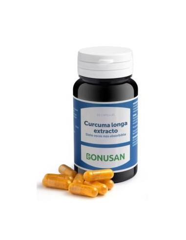 CURCUMA LONGA extracto 60cap. BONUSAN