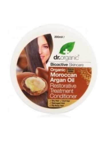 TRATAMIENTO ACONDICIONADOR RESTAURADOR argan 200ml DR. ORGANIC