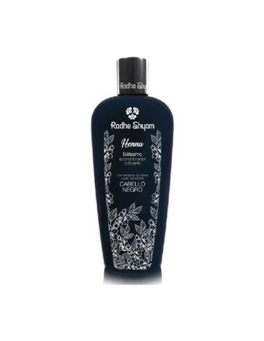 BALSAMO ACONDICIONADOR HENNA COLOR NEGRO 400ml. RADHE SHYAM