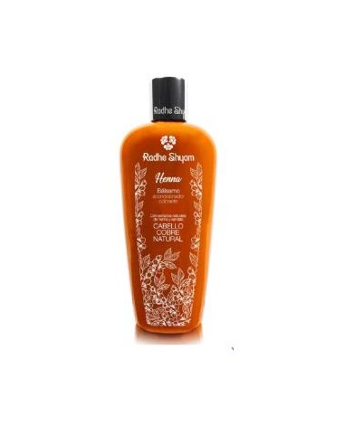 BALSAMO ACONDICIONADOR HENNA COLOR COBRE 400ml. RADHE SHYAM