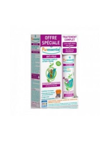 LOCION ANTIPIOJOS con peine 100ml. PURESSENTIEL