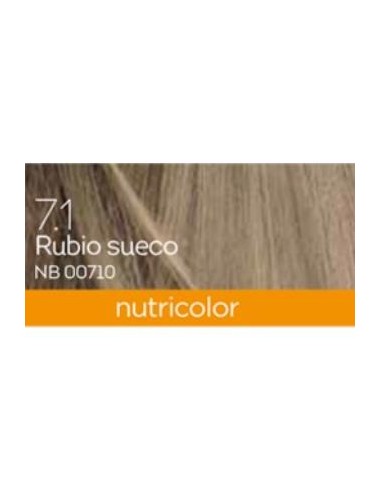 TINTE swedish blond dye 140ml. rubio seco ·7.1 BIOKAP