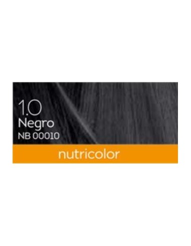 TINTE black dye 140ml. negro ·1.0 BIOKAP