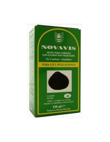 TINTE NOVAVIS 4D CASTAÑO DORADO 135ml.