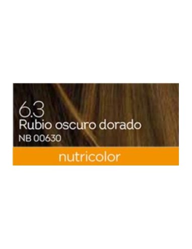 TINTE rubio dorado oscuro 140ml. 6.3 BIOKAP