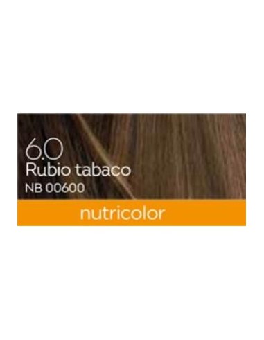 TINTE tobaco blond dye 140ml. rubio tabaco ·6.0 BIOKAP