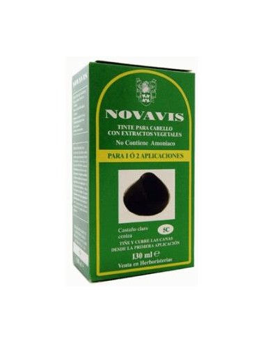 TINTE NOVAVIS 5C CASTAÑO CLARO CENIZA 135ml.