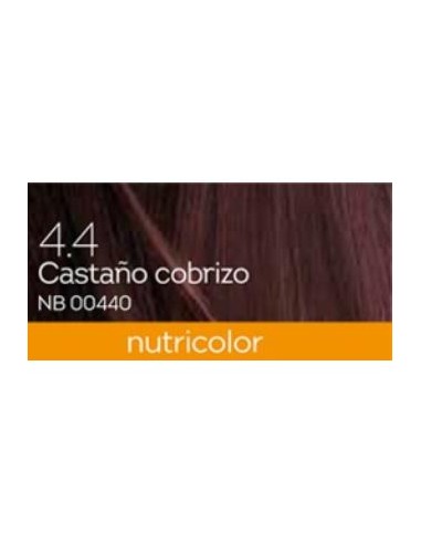 TINTE auburn brown dye 140ml. castaño cobrizo ·4.4 BIOKAP