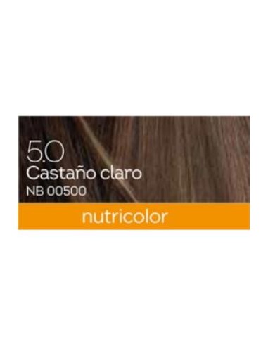 TINTE ligt brown dye 140ml. castaño claro ·5.0 BIOKAP