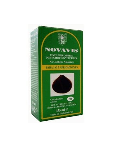 TINTE NOVAVIS 5R CASTAÑO CLARO COBRIZO 135ml.