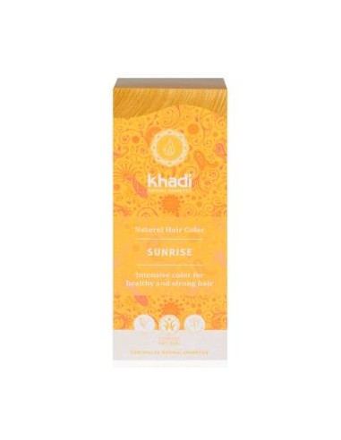 TINTE HERBAL COLOR amanecer-miel (sunrise) 100gr. KHADI