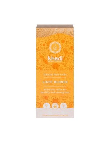 TINTE HERBAL COLOR rubio claro 100gr. KHADI