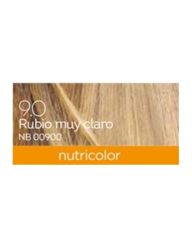 TINTE extra light blond 140ml rubio muy claro ·9.0 BIOKAP