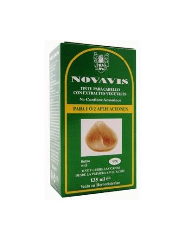 TINTE NOVAVIS 9N RUBIO MIEL 120ml.