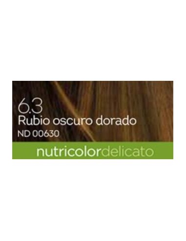 TINTE rubio dorado oscuro 140ml. 6.30 DELICATO BIOKAP