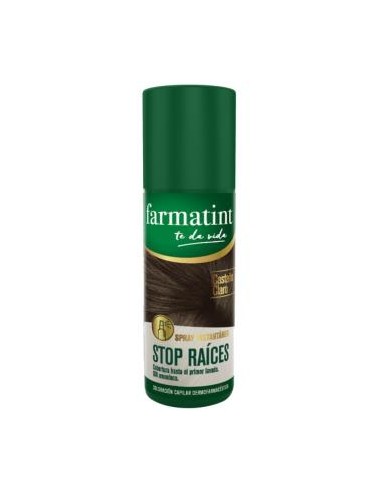 FARMATINT STOP RAICES castaño claro 75ml.