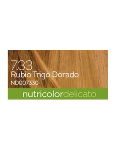 TINTE rubio trigo dorado 140ml. 7.33 DELICATO BIOKAP