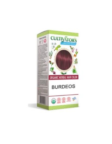 BURDEOS tinte organico 100gr. ECOCERT CULTIVATORS